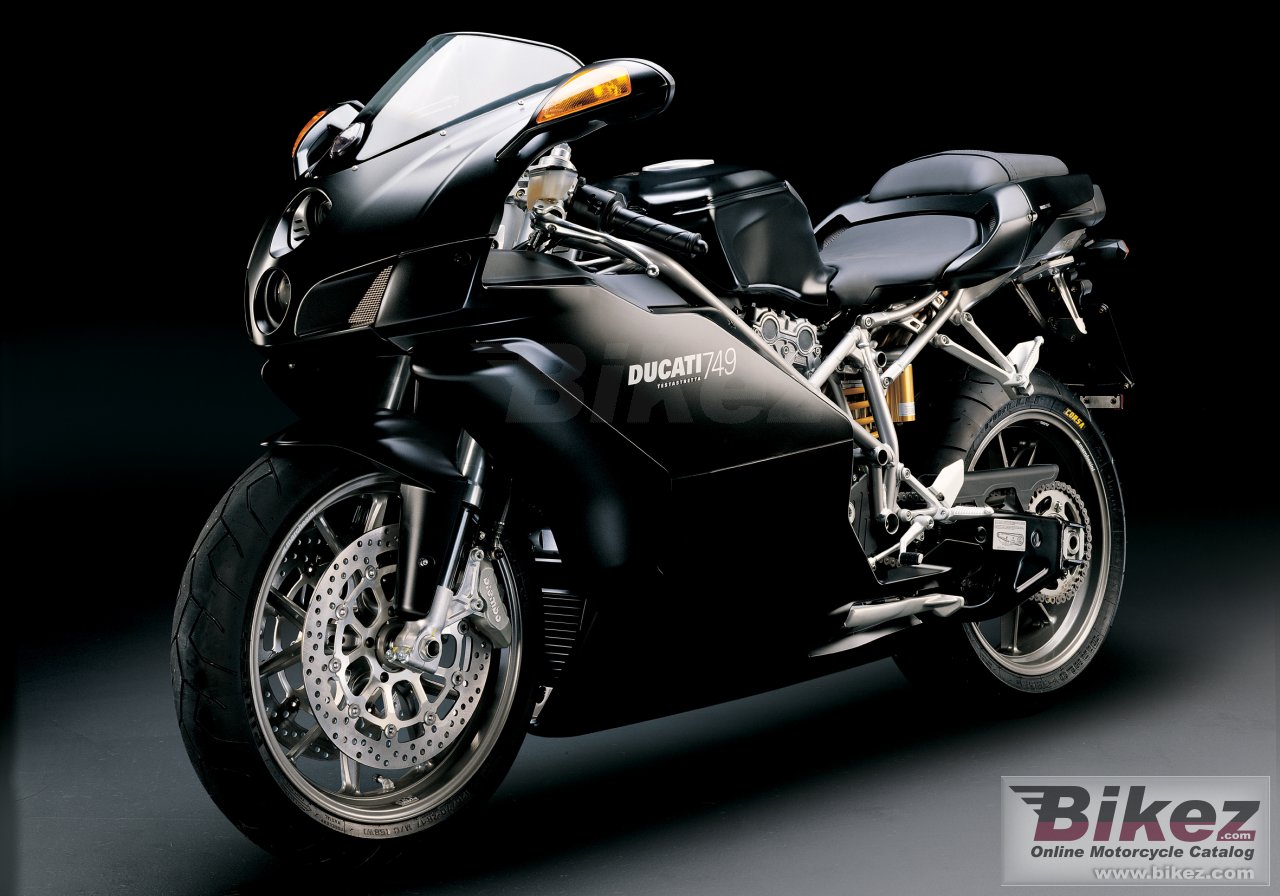 Big Ducati 749 dark picture and wallpaper from Bikez.com